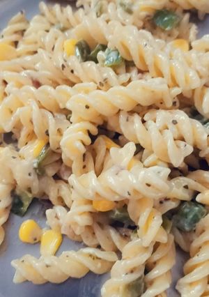 मेयोनेज़ पास्ता (mayonnaise pasta recipe in Hindi) रेसिपी मुख्य फोटो