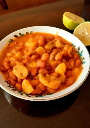 عکسی از دستور خوراک لوبیا چیتی