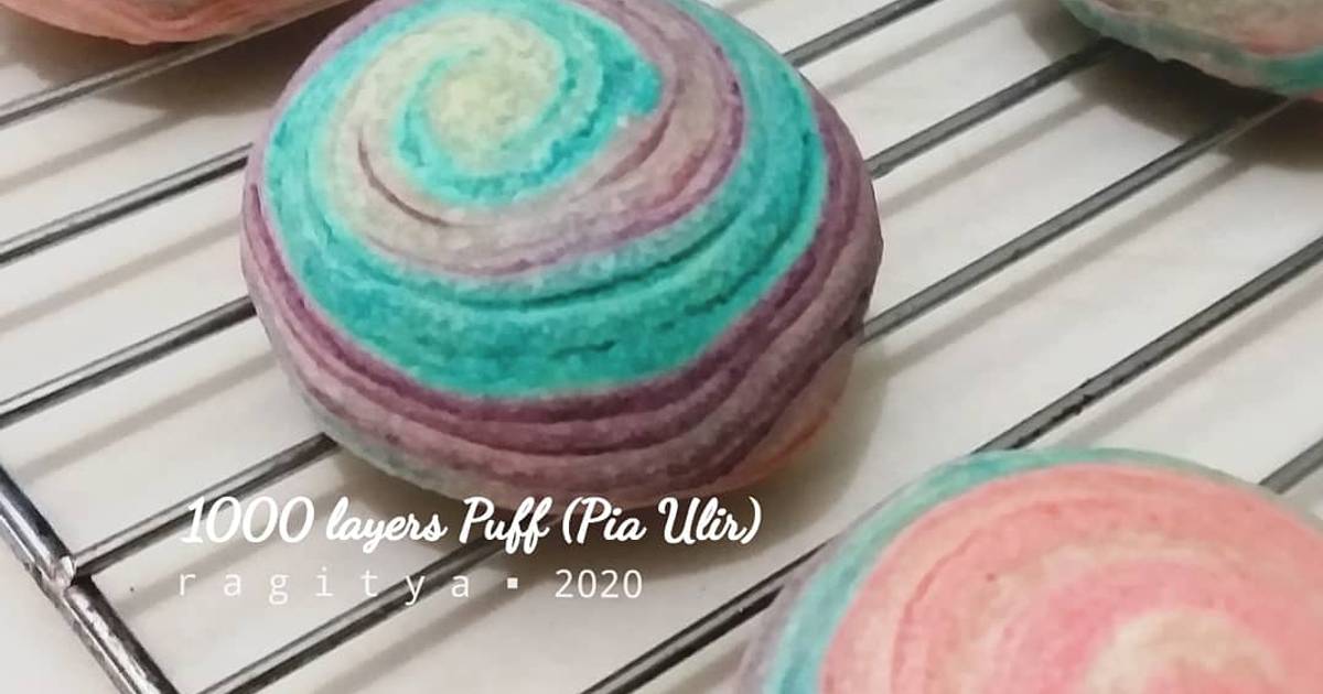 Resep Pia Ulir (1000 layers Puff/Mooncake) oleh U-pi, Triyaningsih - Cookpad