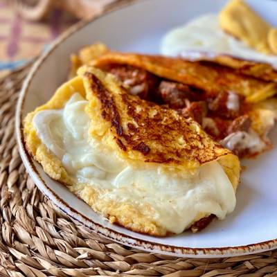 Cachapas venezolanas Receta de Irene-Guirao- Cookpad