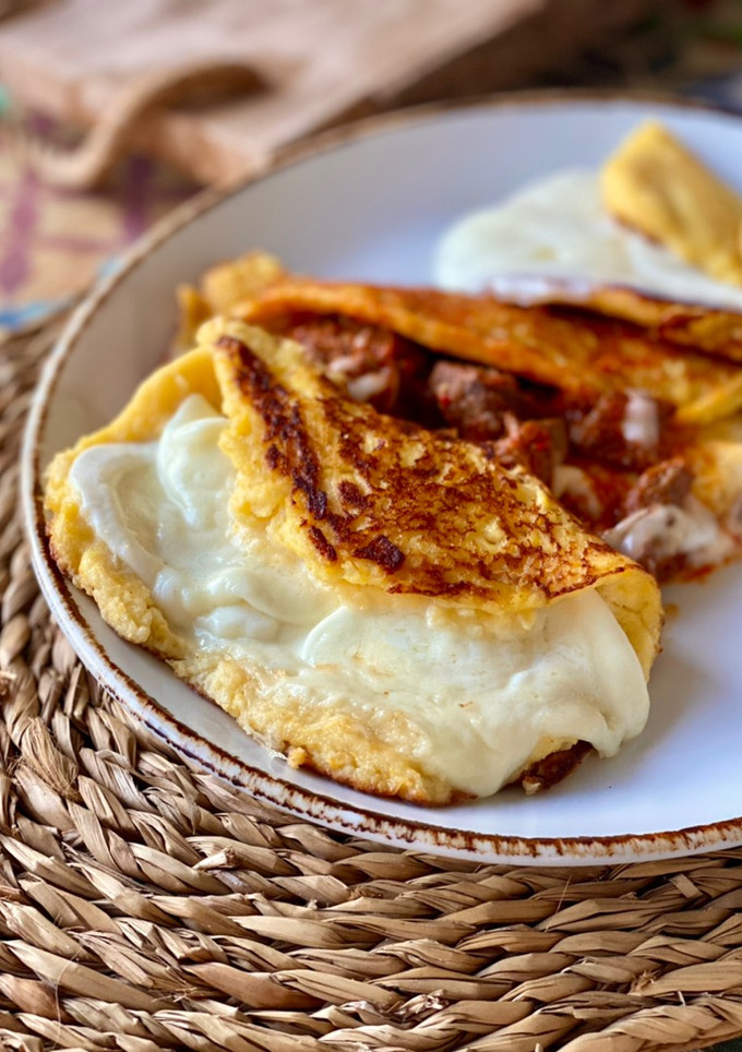 Una foto de Cachapas venezolanas
