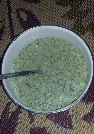 A picture of Podiny ki chatni homemade👌.