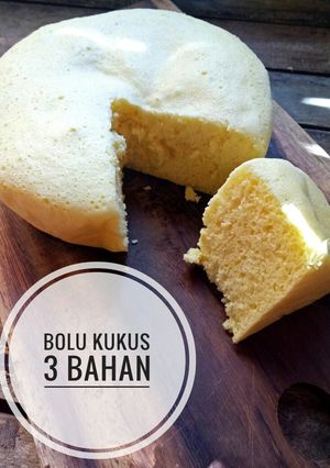 Foto resep Bolu kukus 3 bahan aja ❤