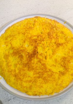A picture of Spanish omelette.