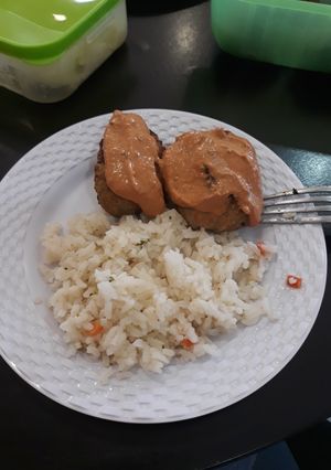 Una foto de Croquetas de carne molida rellenas de queso philadelphia