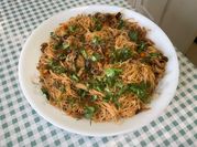 A picture of rice noodles