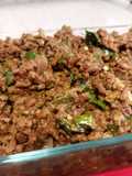 Green chilli keema