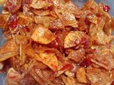 Kering kentang pedas manis