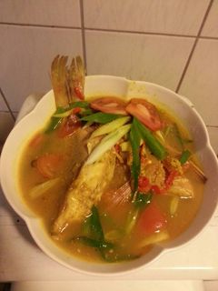Foto resep Kakap merah kuah kuning