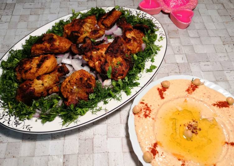 دجاج تندوري بطريقه سهله