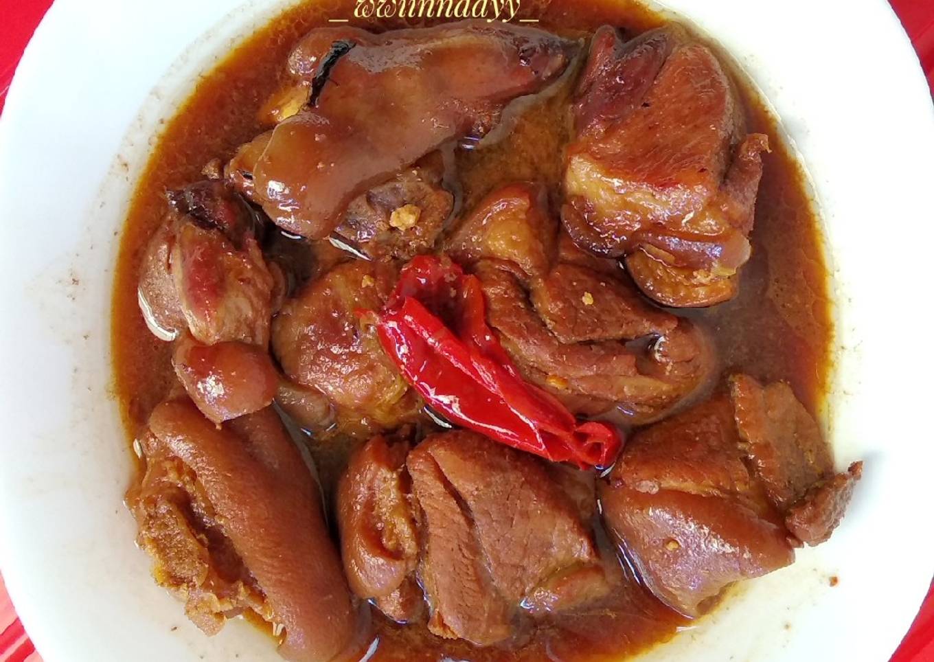 Kaki Babi Kecap