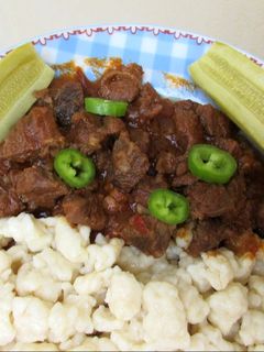 Marhapörkölt recept fotója