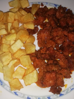Una foto de Picadillo de cerdo con patatas