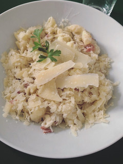 Una foto de Pasta carbonara