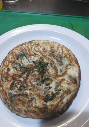 Una foto de Tortilla de vegetales