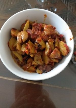 Foto resep Goreng jengkol pedas kampung