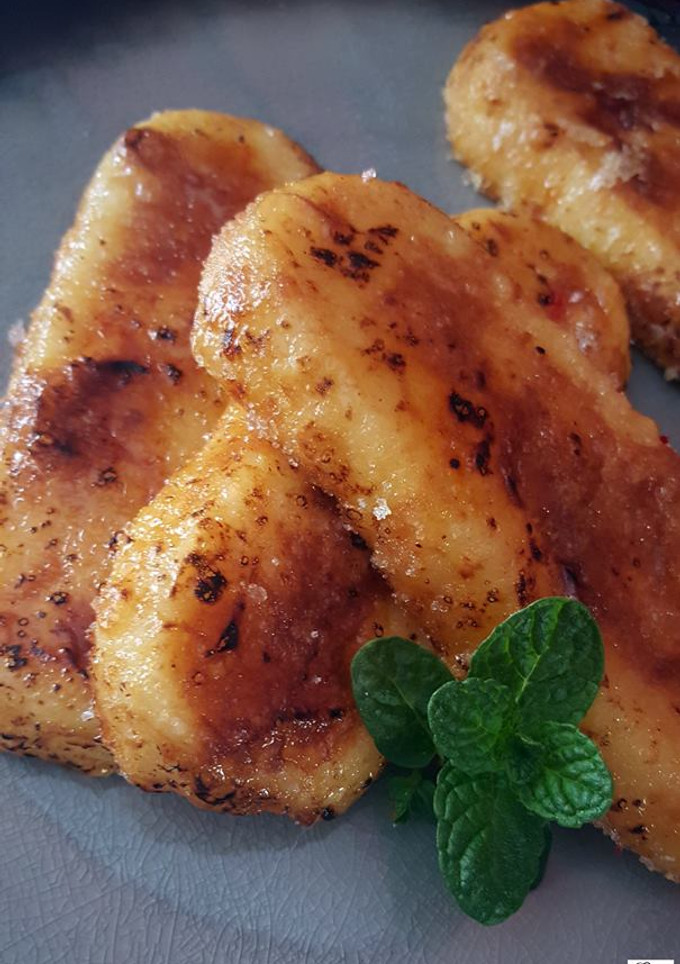 Una foto de Leche frita caramelizada