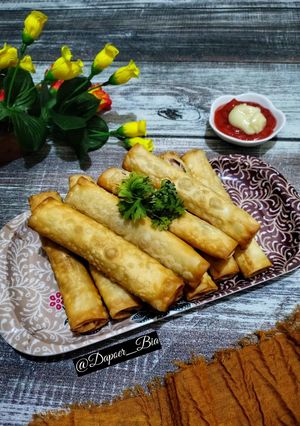 Foto resep Sosis Gulung Pangsit