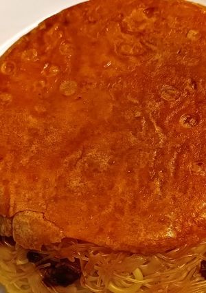عکسی از دستور ته دیگ نان لواش