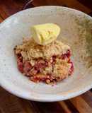 Watermelon plum Crumble