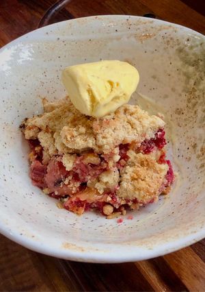 A picture of Watermelon plum Crumble.