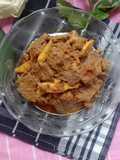 038. Darat Kuning Pedas ala Rendang (daging dan urat sapi)