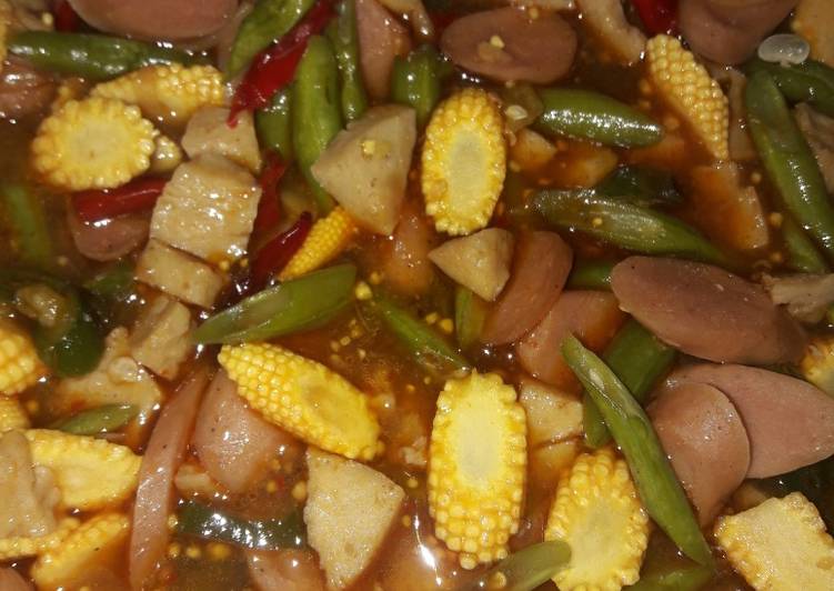 Resep Capcay pedas manis Lezat