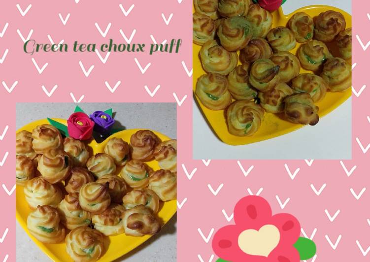 Langkah Mudah untuk Membuat Green Tea Choux Puffs yang Lezat