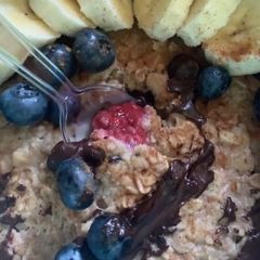 Raspberry Baked Oats A picture of Raspberry Baked Oats.