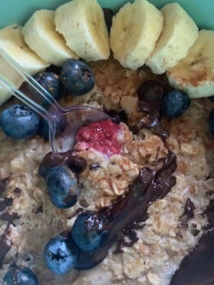A picture of Raspberry Baked Oats.