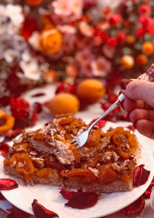 Sárgabarackos-diós lepény -ISzívós AnitaI recept fotója