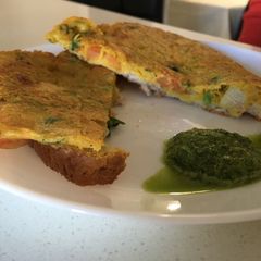 A picture of Veg french toast.