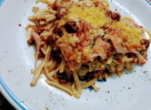 Una foto de Pasta al horno