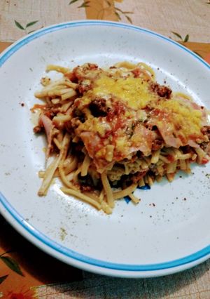 Una foto de Pasta al horno