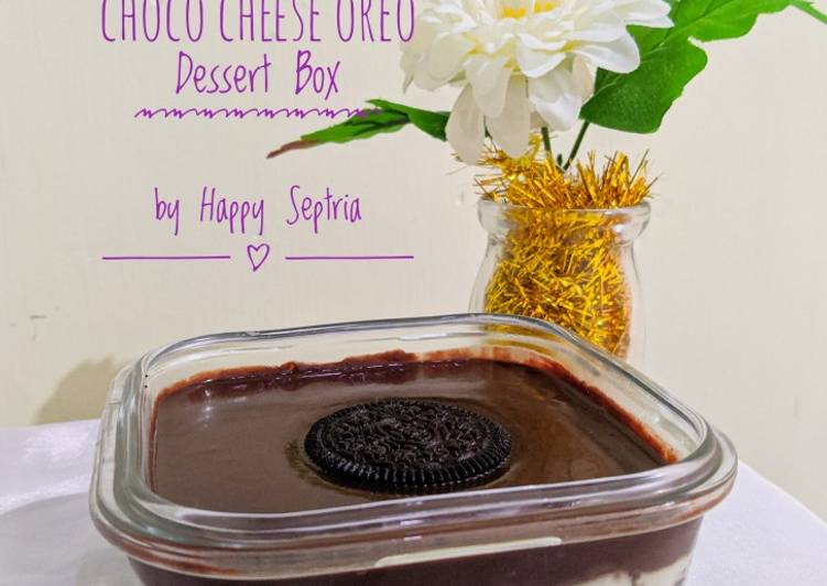 Cara Memasak Choco Cheese Oreo dessert box ???? bahan sederhana