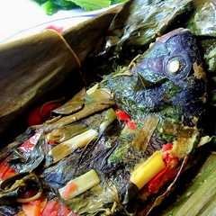 A picture of Pepes ikan nila.