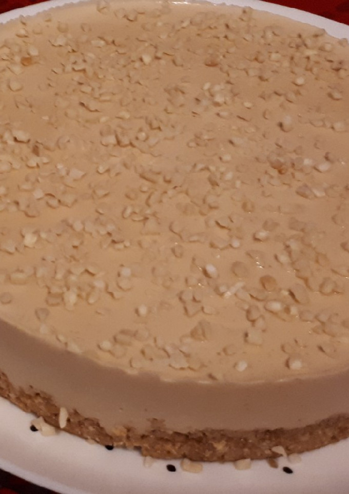 Una foto de Tarta fría de turrón