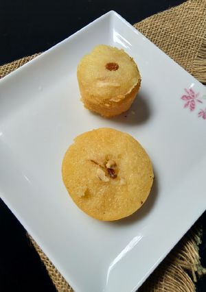 ডিম ছারা সুজির কাপ কেক রেসিপির প্রধান ছবি