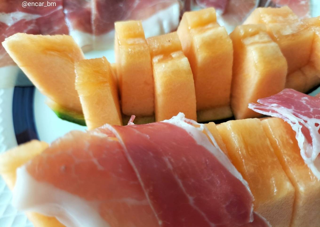 Melón con jamón