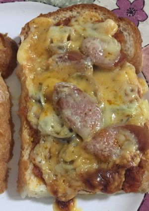 Foto resep Homemade Bolognese Pizza