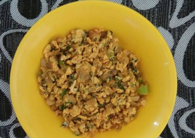 Methi egg bhurji