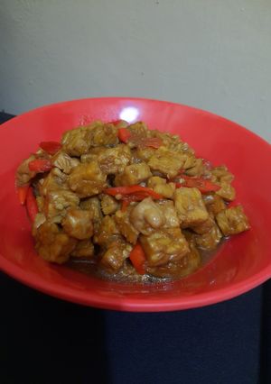Foto resep Oreg tempe basah