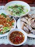 Cháo, gỏi vịt