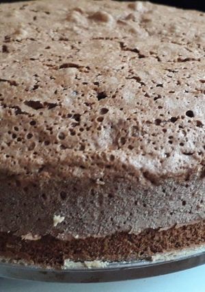 Una foto de Bizcochuelo de chocolate