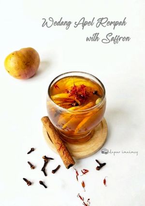 Foto resep Wedang Apel Rempah with Saffron