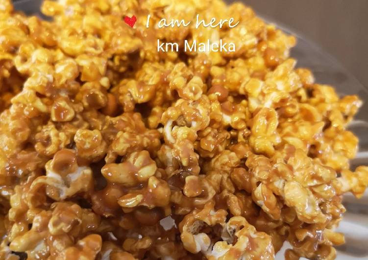 Recipe of Super Quick Homemade Caramel popcorn