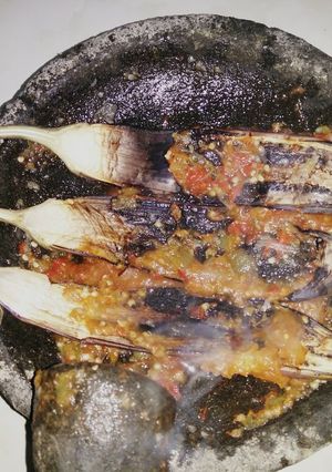 Foto resep Terong bakar legit enak bangettttt