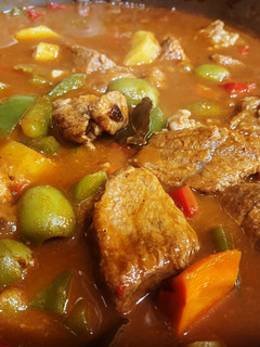 A picture of Beef Kaldereta.