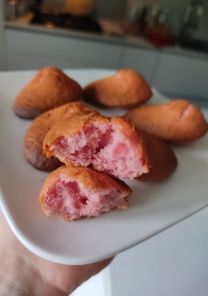Une photo de Madeleines moelleuses à la grenadine