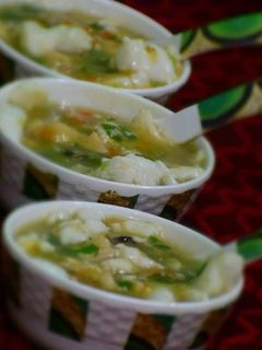 চিকেন লাঙ্গ ফাঙ্গ স্যুপ (Chicken lung fung soup recipe in Bengali) রেসিপির প্রধান ছবি